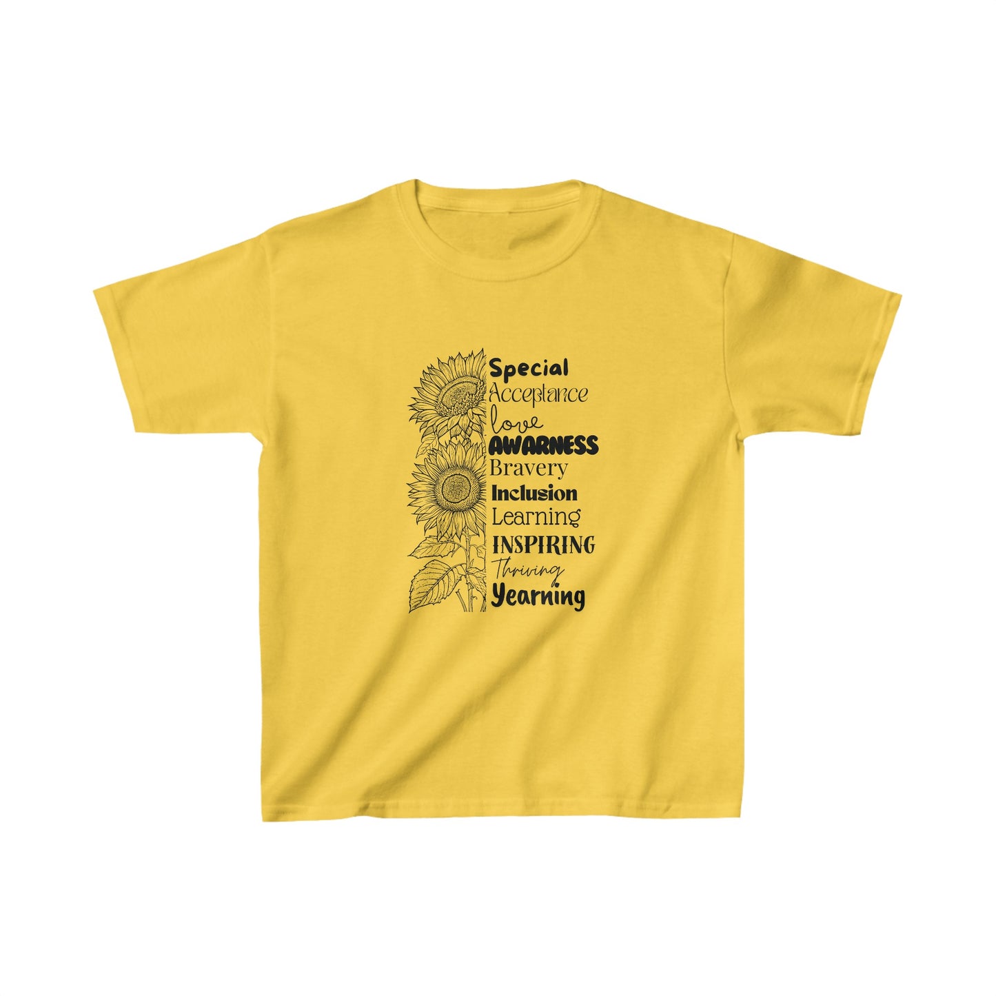 Kids Tee- SalAbility Inspirational Shirt for Thriving and Yearning