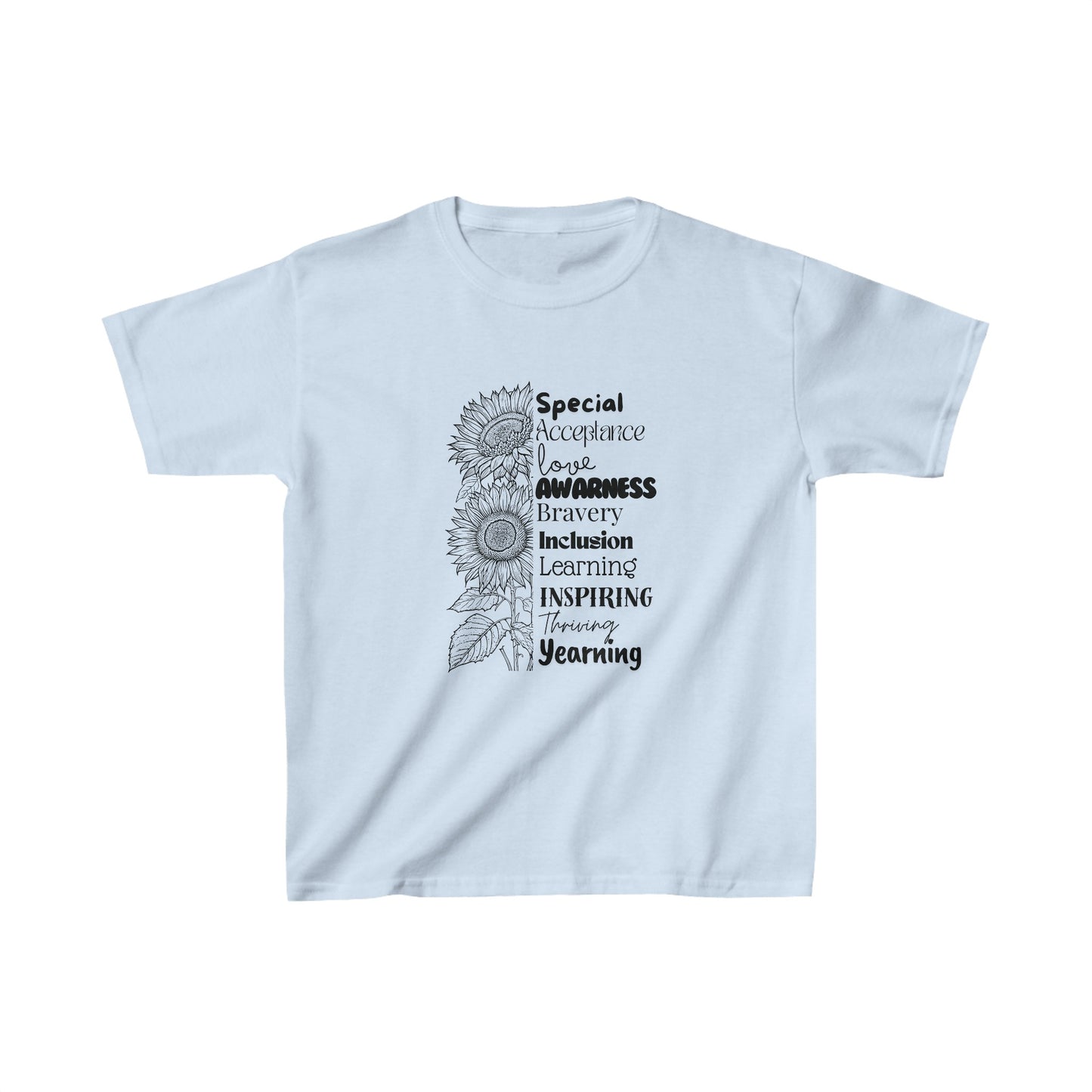 Kids Tee- SalAbility Inspirational Shirt for Thriving and Yearning