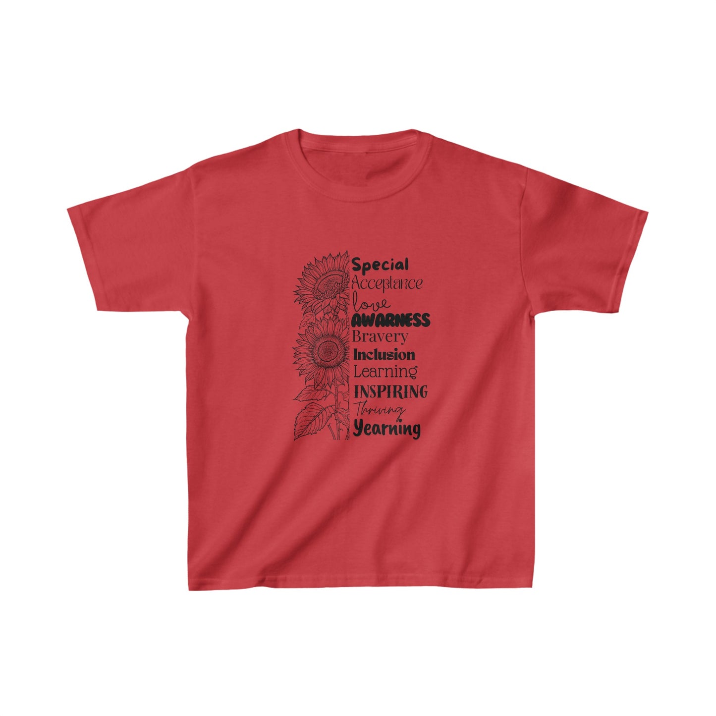 Kids Tee- SalAbility Inspirational Shirt for Thriving and Yearning