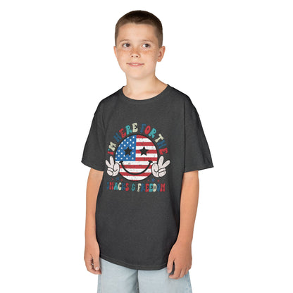 Kids American Here for the Snacks Tee