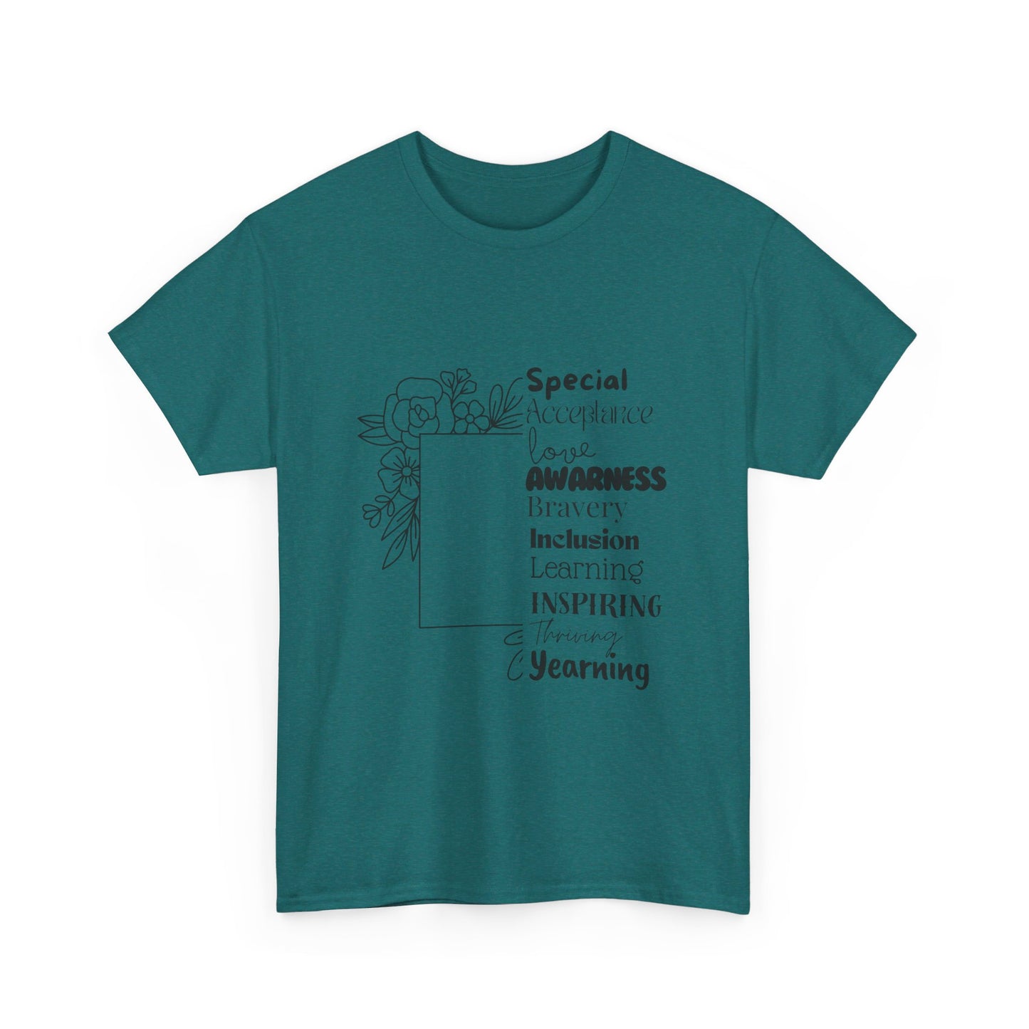 SalAbility Courage Tee - Awareness Bravery Inclusion Support Adult Shirt