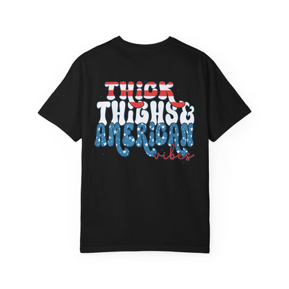 Thick Thighs & American Vibes Shirt