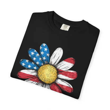 Patriotic Sunflower Tee