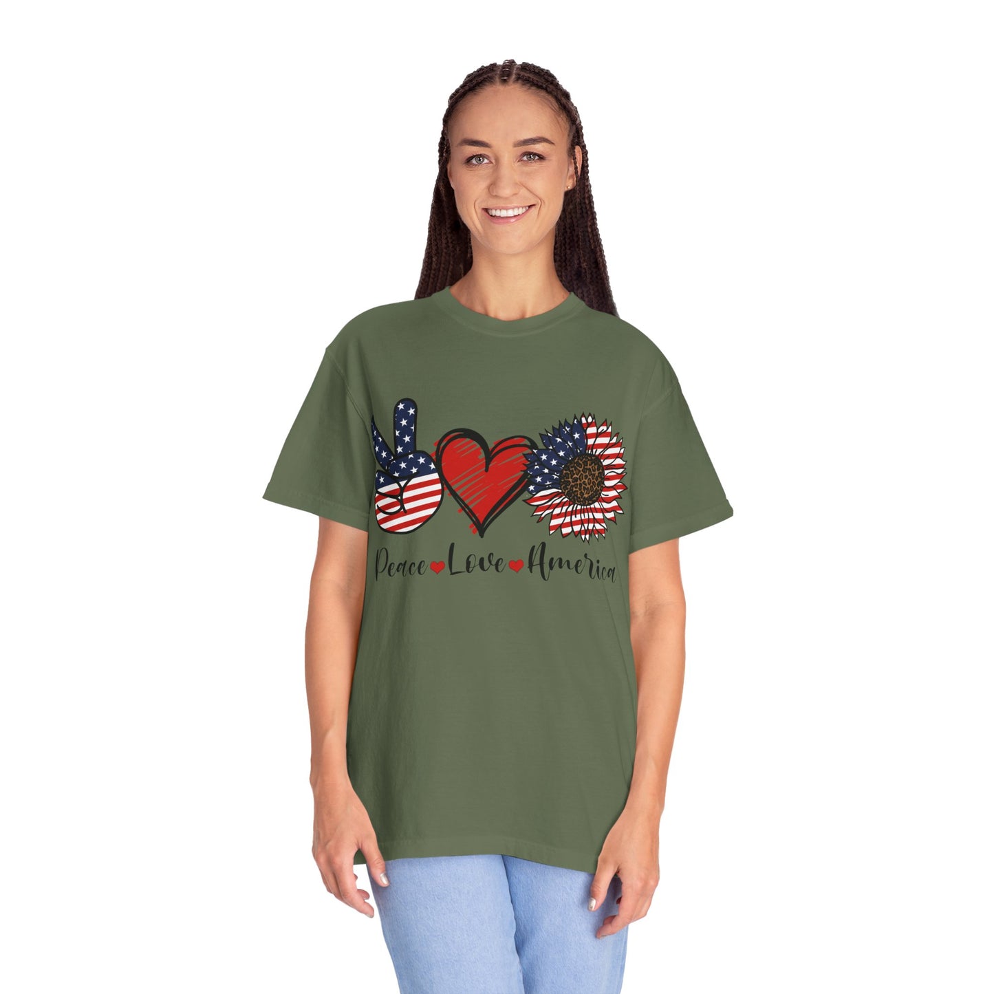 Peace. Love. America. With a Lil’ Wild Side Tee