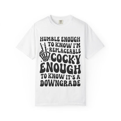 Funny Humble Cocky Skeleton Tee