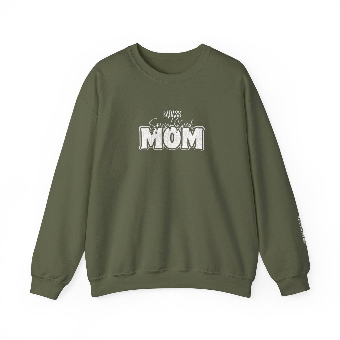 BadA** Special Needs Mom Crewneck