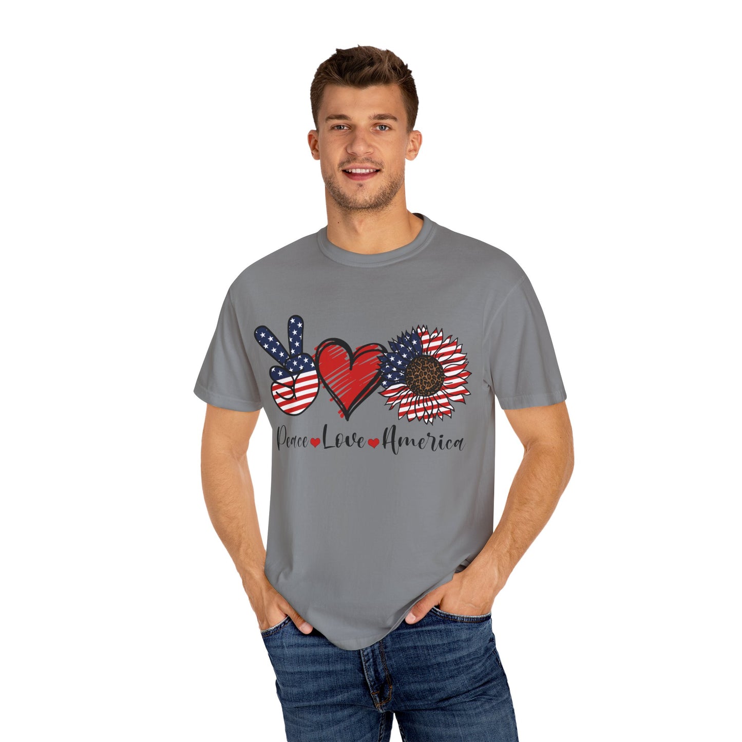Peace. Love. America. With a Lil’ Wild Side Tee