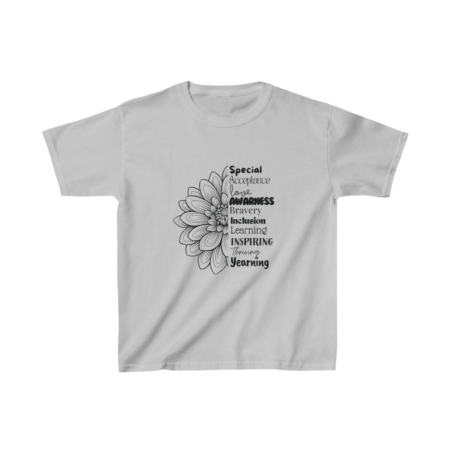 Kids Tee - SalAbility Determination Shirt for Awareness and Learning