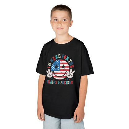 Kids American Here for the Snacks Tee